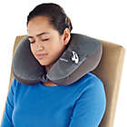 Alternate image 4 for Samsonite Magic 2-in-1 Travel Pillow with Pocket in Charcoal