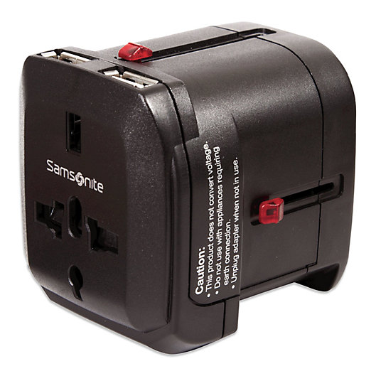 Alternate image 1 for Samsonite® Worldwide Travel Adapter with Dual USB
