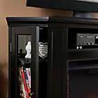 Alternate image 3 for Southern Enterprise Claremont Corner Convertible Electric Fireplace in Black