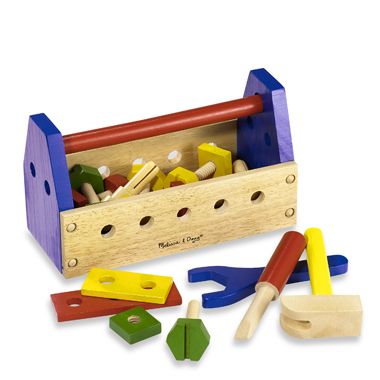 melissa & doug wooden tool box