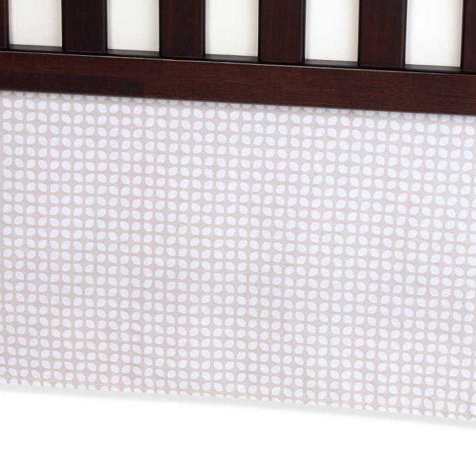 Carter S Mix Match Tile Crib Skirt In Grey Bed Bath Beyond