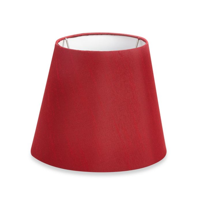 Mix & Match Small 9-Inch Drum Lamp Shade in Red | Bed Bath ...