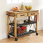 Alternate image 2 for Crosley Roots Rolling Rack Industrial Kitchen Cart