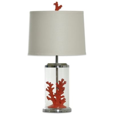 Coastal Coral Table Lamp | Bed Bath and Beyond Canada