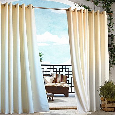 96-Inch Gazebo Outdoor Curtain in Natural (Single). View a larger version of this product image.