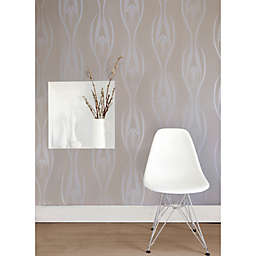 Tempaper® Double Roll Etta Collection Removable Wallpaper in Pearl