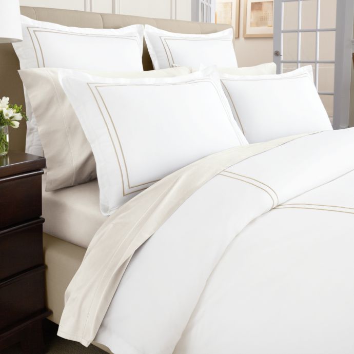 Wamsutta Baratta Stitch Microcotton Pillow Sham Bed Bath Beyond