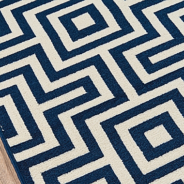 Baja Indoor/Outdoor Rug in Navy. View a larger version of this product image.