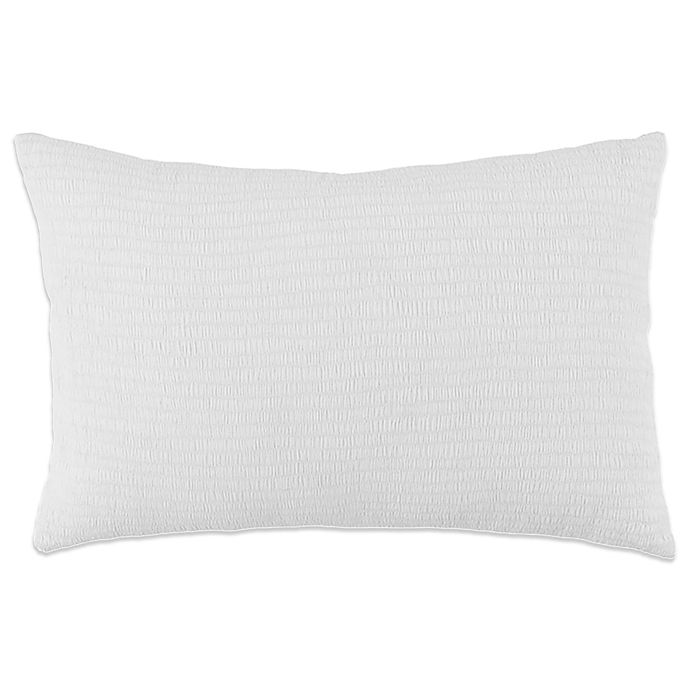 Anthology™ Tyler Oblong Throw Pillow in White | Bed Bath & Beyond