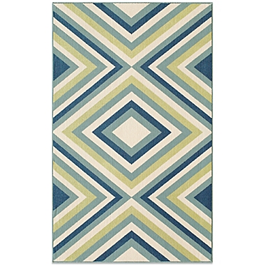 Momeni Baja Indoor/Outdoor Rug in Multi. View a larger version of this product image.