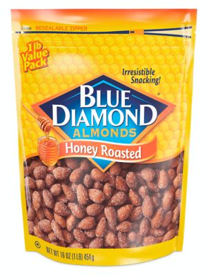 Blue Diamond&reg; Honey Roasted Almonds 16 oz. Bag