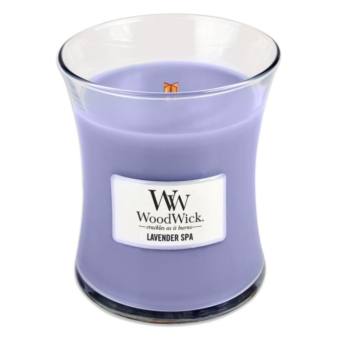 WoodWick® Lavender Spa 10 oz. Jar Candle Bed Bath and Beyond Canada