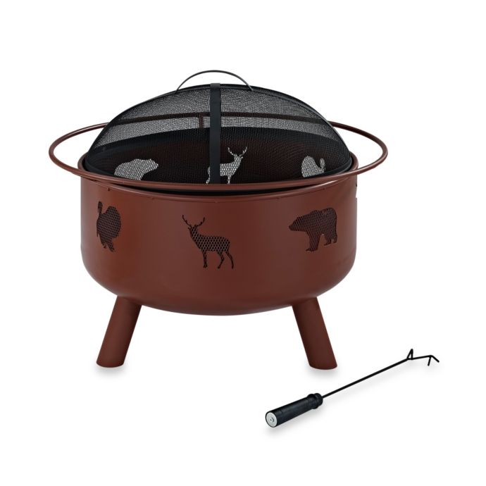 Crosley Durango Wildlife Fire Pit In Clay Bed Bath Beyond