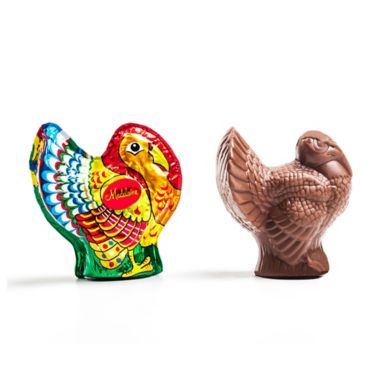 Madelaine&reg; 1 oz. Semi-Solid Foiled Milk Chocolate Turkey. View a larger version of this product image.