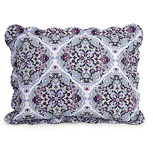 Alternate image 1 for Vera Bradley® Regal Rosette Pillow Sham in Purple