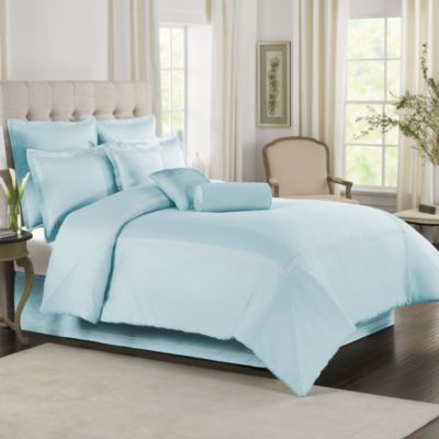 Wamsutta® Baratta Stitch Comforter Set In Sky | Bed Bath & Beyond