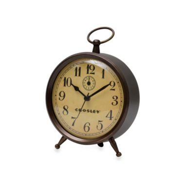 Jewelry Findings 1 Long Antique Bronze Alarm Clock Metal Charms 6 Antique Finish