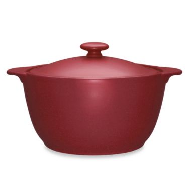 Noritake&reg; 2 qt. Colorwave Covered Casserole Dish in Raspberry. View a larger version of this product image.