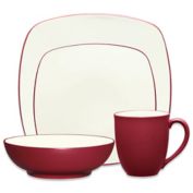 Noritake&reg; Colorwave Square 4-Piece Place Setting in Raspberry