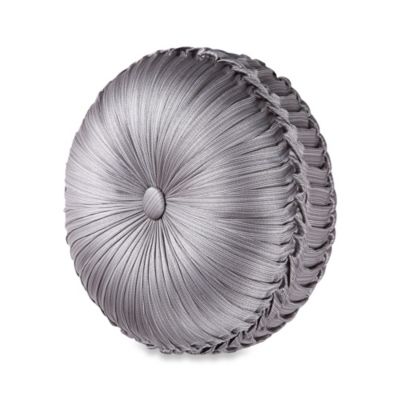 J Queen New York Luxembourg Tufted Round Throw Pillow In Antique