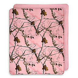 Realtree® AP Reversibile Throw Blanket in Pink