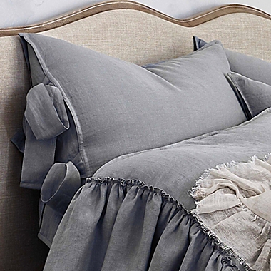 Wamsutta&reg; Vintage Abigall European Pillow Sham in Grey. View a larger version of this product image.