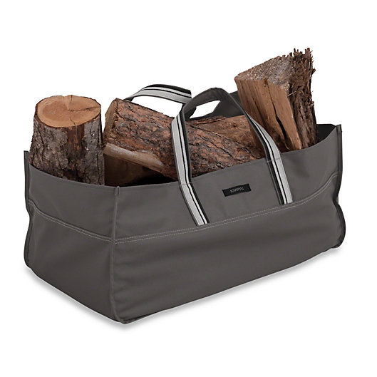 Alternate image 1 for Classic Accessories® Ravenna Jumbo Log Carrier in Dark Taupe
