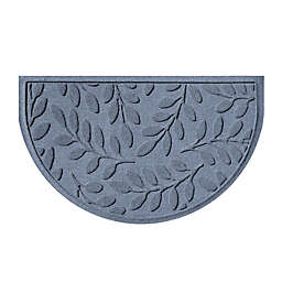 Weather Guard™  Brittney Leaf 24-Inch x 39-Inch Half Oval Door Mat