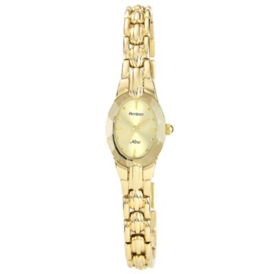 armitron gold watch womens