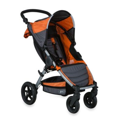 bob stroller orange