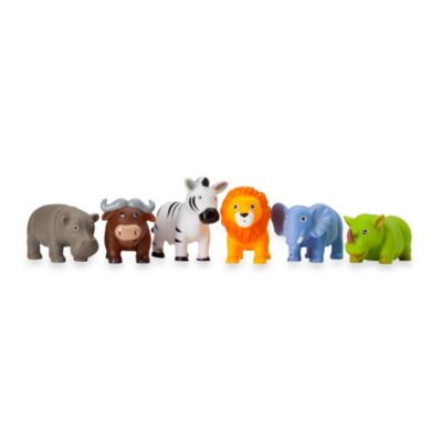 jungle animal bath toys