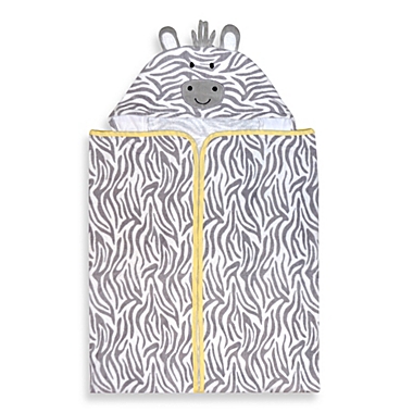 Just Born&reg; Welcome to the Circus Hooded Bath Wrap in Neutral. View a larger version of this product image.