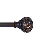 Kenney&reg; The Fast Fit&trade; Carey Easy Install Adjustable Curtain Rod in Bronze