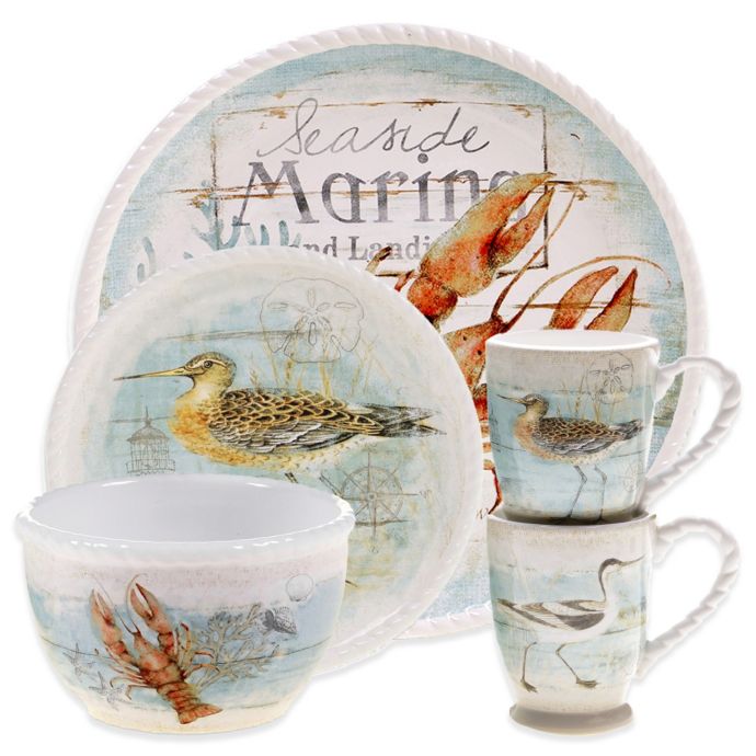 Certified International Beach Cottage Dinnerware And Serveware