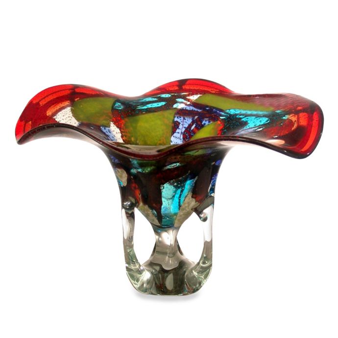 Dale Tiffany MultiColor Art Glass Bowl Bed Bath & Beyond