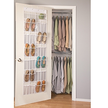 Closetware Over-the-Door 24-Pocket Shoe Organizer. View a larger version of this product image.