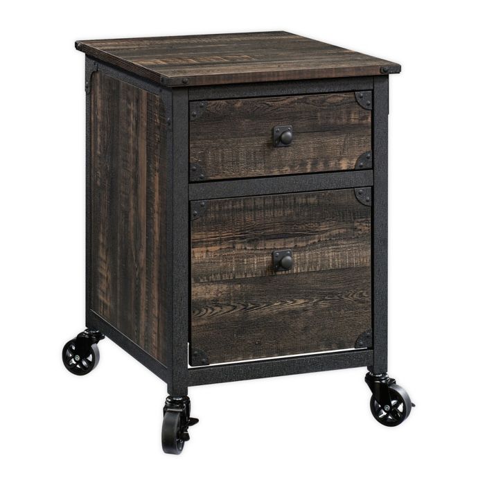 Sauder Steel River File Pedestal In Oak Bed Bath Beyond