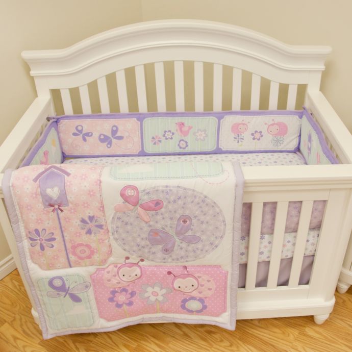 Baby S First By Nemcor Once Upon A Garden 4 Piece Crib Set