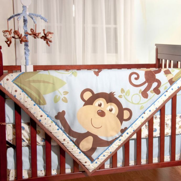 Baby S First By Nemcor Monkey N Around Crib Bedding Collection