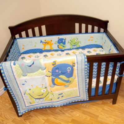 monster crib bedding