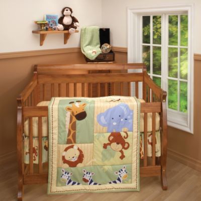 Little Bedding Safari Kids 3-Piece Crib 