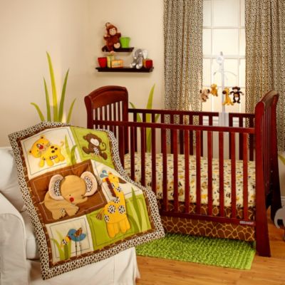 nojo jungle crib bedding