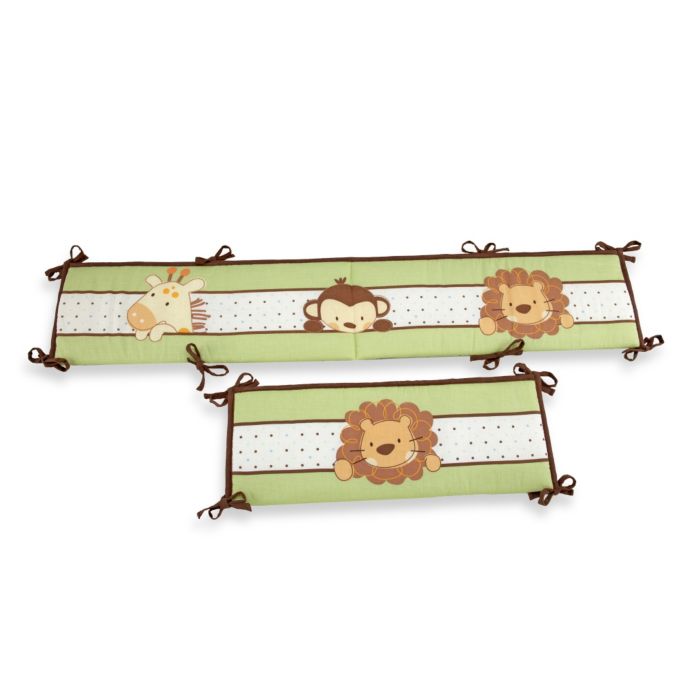 Little Bedding By Nojo Jungle Pals 4 Piece Crib Bumper Bed Bath