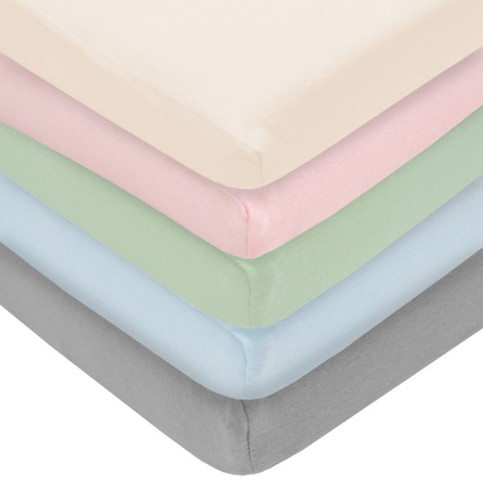 Tl Care Cotton Jersey Knit Fitted Crib Sheet Bed Bath Beyond