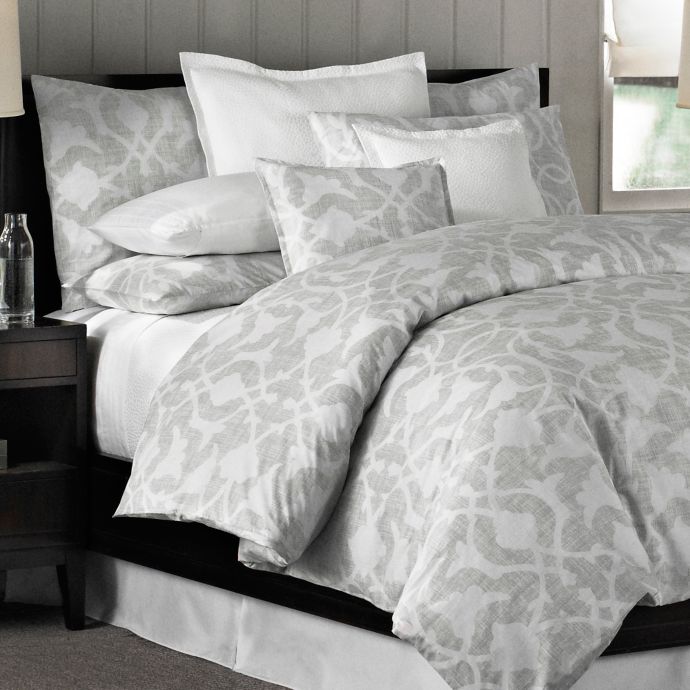 Barbara Barry Poetical Duvet Cover In Cinder Bed Bath Beyond