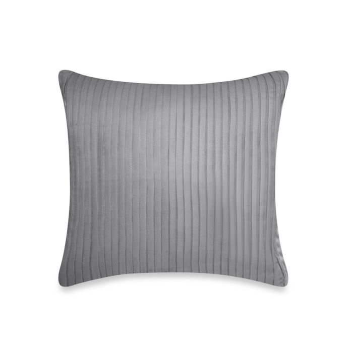 DKNY City Line Square Throw Pillow in Grey Bed Bath and Beyond Canada