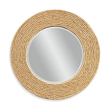 Bassett Mirror Company Palimar Wall Mirror with Sisal Rope. View a larger version of this product image.