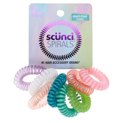 Scunci&reg; Spirals&trade; 8-Piece Hair Spirals in Assorted Colors