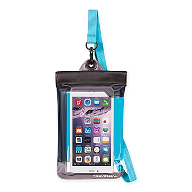 Travelon&reg; Waterproof Smart Phone/Digital Camera Pouch in Blue. View a larger version of this product image.
