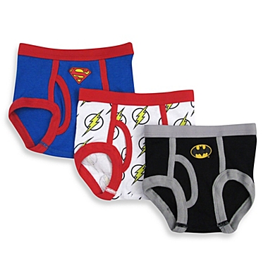 DC Comics&trade; Justice League Size 2-3T 3-Pack Toddler Briefs. View a larger version of this product image.